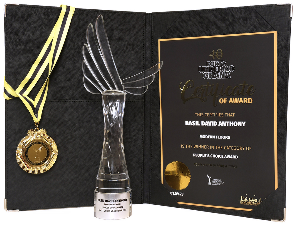 Modern Floors CEO Basil David Anthony Wins People Choice Award