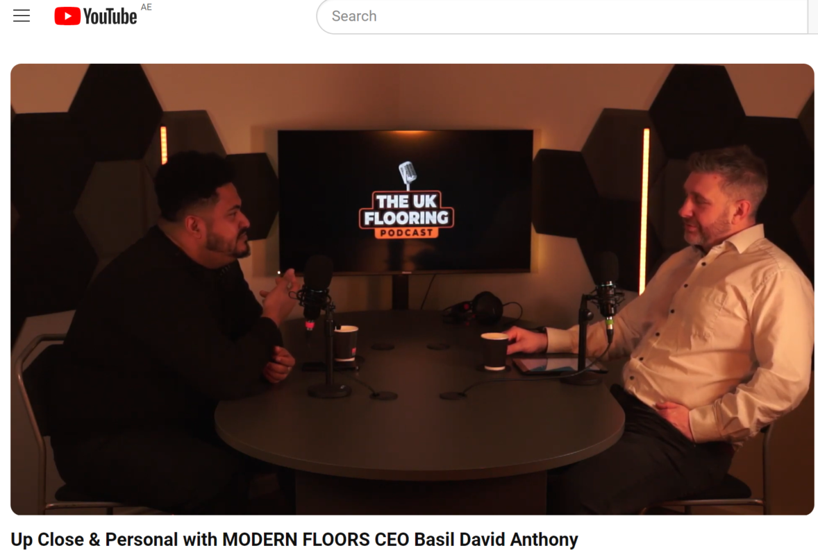 The MODERN FLOORS®️ Journey & more on The UK Flooring Podcast is out now on all streaming platforms